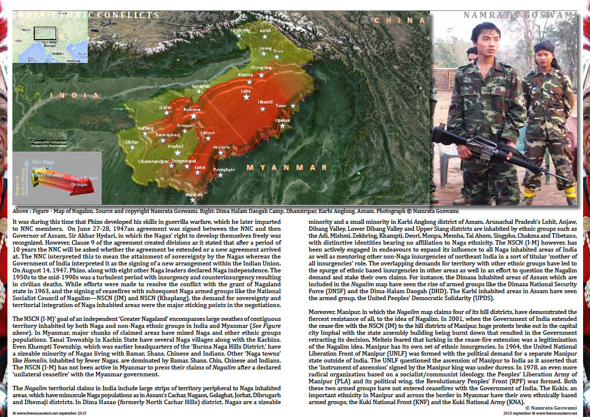 Page Two Ethnic Conflicts in Northeast India by  Dr Namrata Goswami, Live Encounters Magazine September 2015