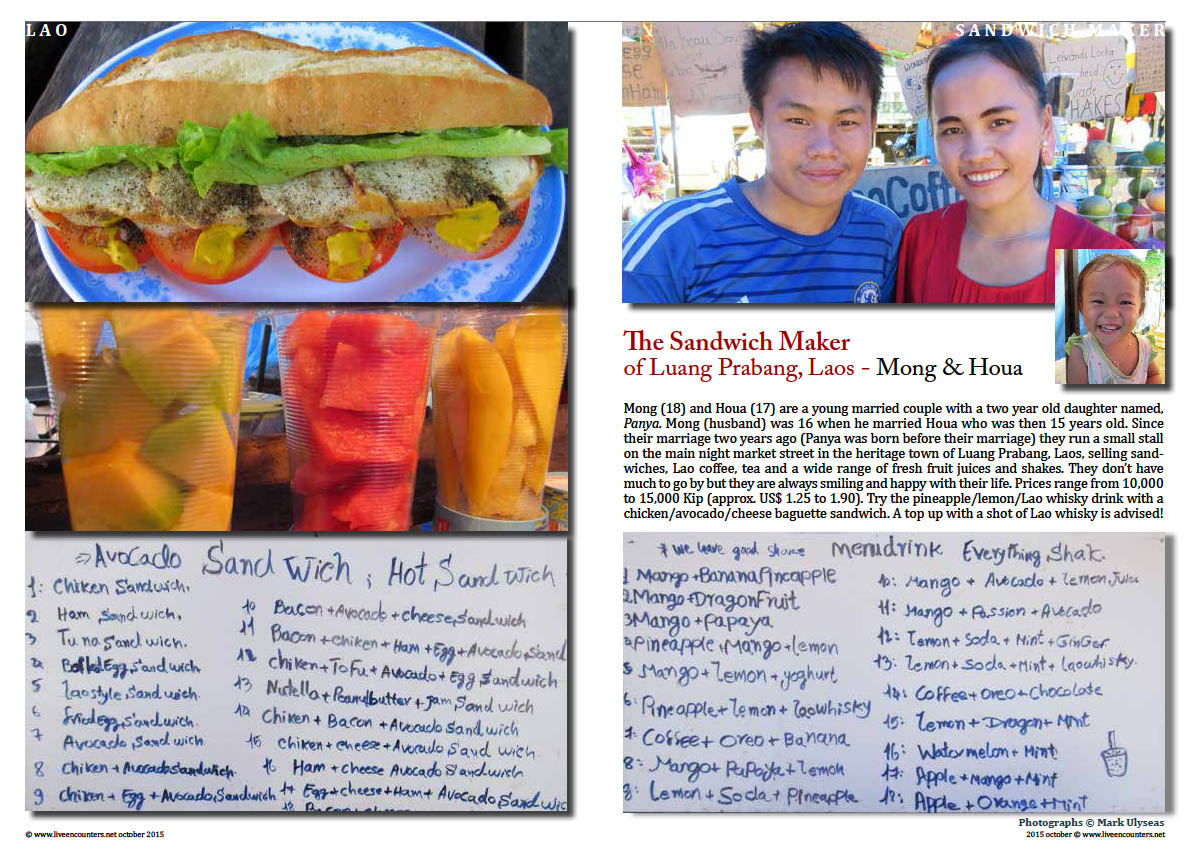 Mong and Houa sanwich maker luang prabang Live Encounters Magazine October 2015