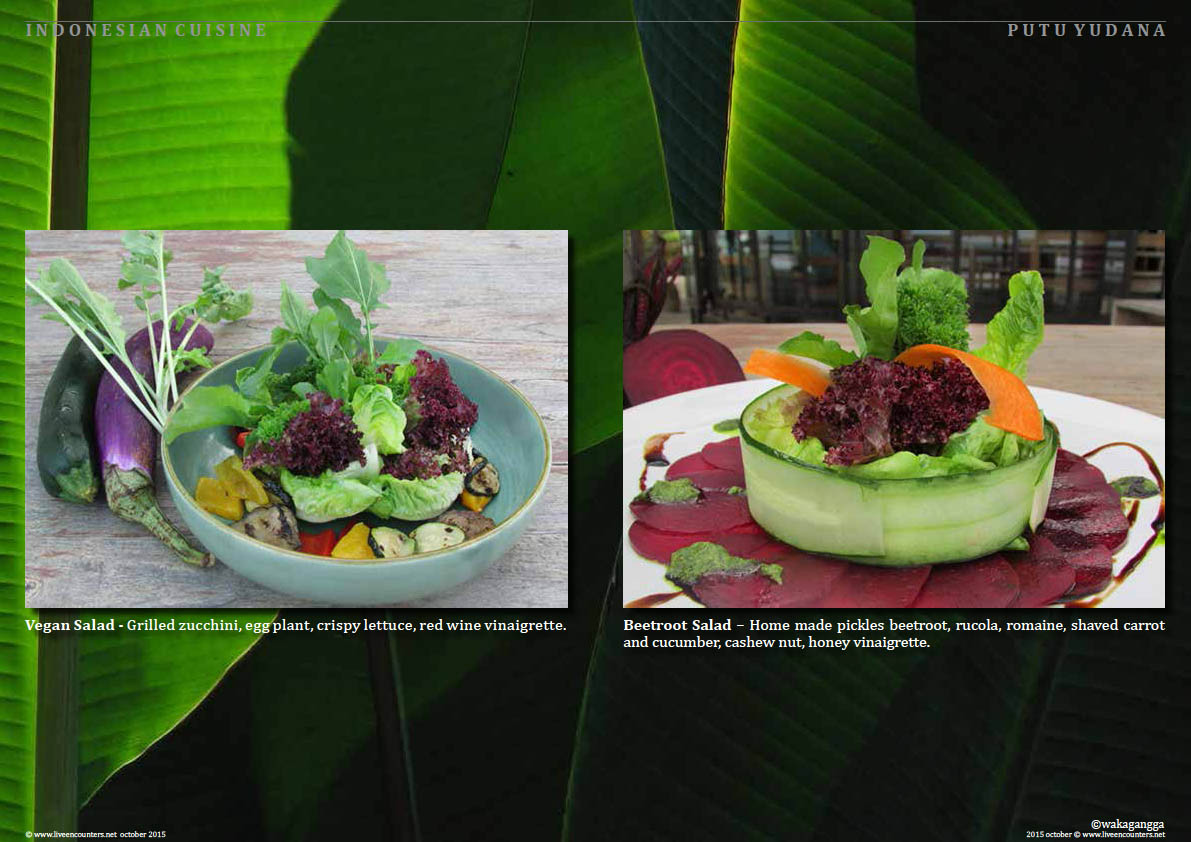 Page two Putu Yudana Waka Celebration of Indonesian Vegetarian Cuisine Live Encounters Magazine October 2015