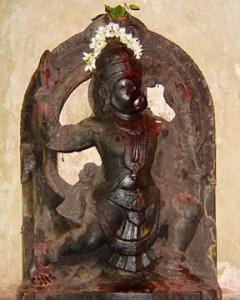 Hanuman, Virupaksha temple, Hampi, India 