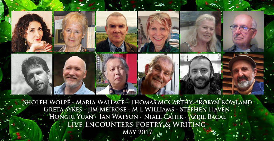 Live Encounters Poetry & Writing May 2017