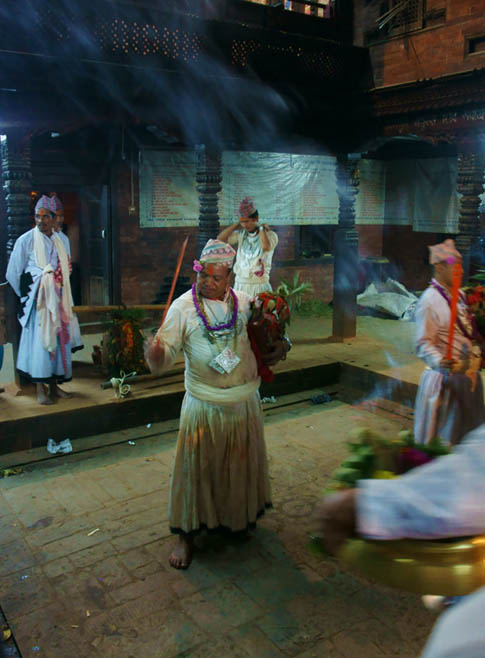 10. Trance dance with swords by priests at  the Navadurga temple. © Joo Peter