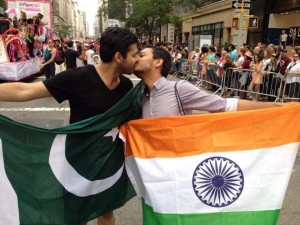 When has Gay Pride ever been non-political? Participants at the New York Pride parade. Credit: Anonymous, via Facebook