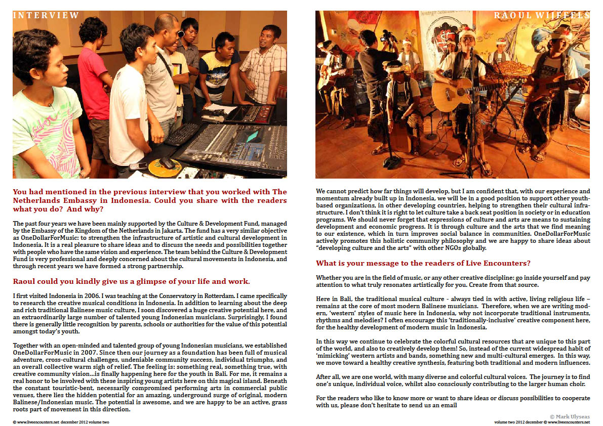 03 Raoul one dollar LE Mag Vol two Dec 2012