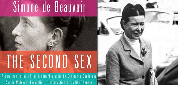 Simone de Beauvoir at the late writers and readers festival