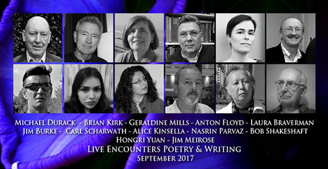 Live Encounters Poetry & Writing September 2017 banner 