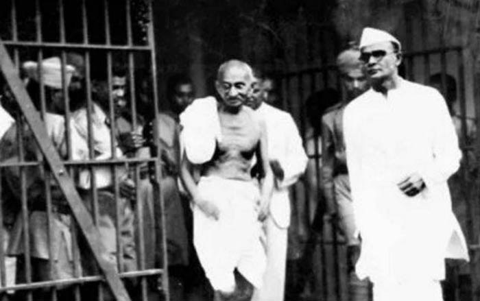 Mahatma Gandhi during his trial for sedition in March 1922