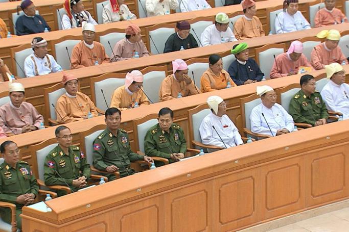 Myanmar’s parliament in session, Undated Photo Courtesy: Mizzima