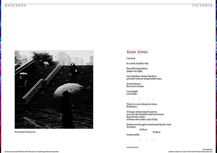 1 © Victoria rain Child LE P&W June 2019