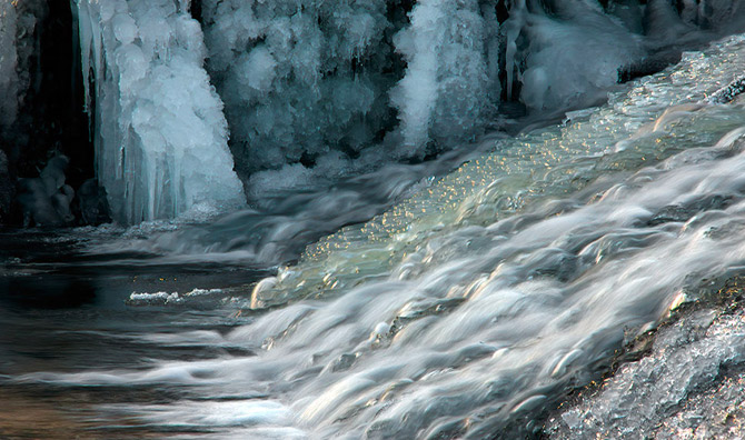 Camcor River Frozen photograph Tina Claffey